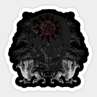 Mysteries and Mysticism - occult, esoteric, magick, alchemy, spiritual Sticker